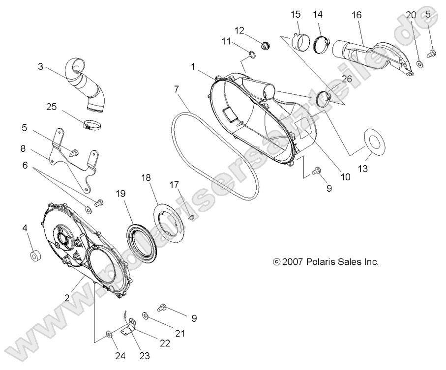 BODY, CLUTCH COVER BODY, CLUTCH COVER