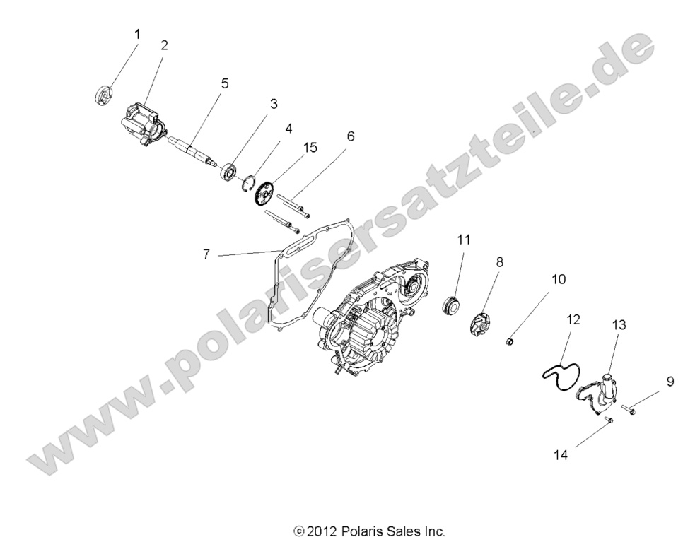 ENGINE, OIL PUMP and WATER PUMP ENGINE, OIL PUMP and WATER PUMP