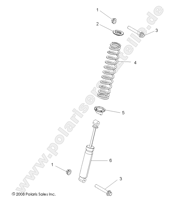 SUSPENSION, FRONT SHOCK MOUNTING SUSPENSION, FRONT SHOCK MOUNTING