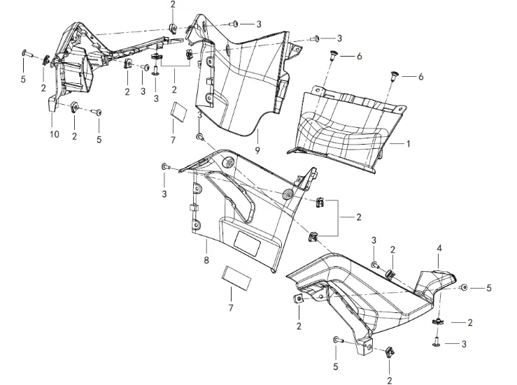 Kraftstofftankverkleidung Kraftstofftankverkleidung