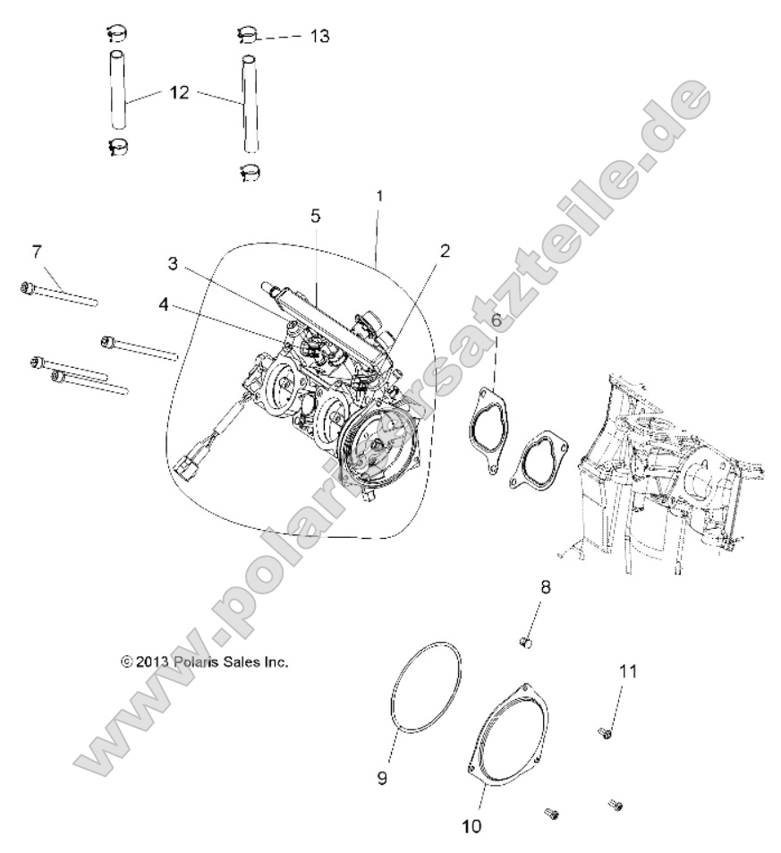 Engine, Throttle Body Engine, Throttle Body
