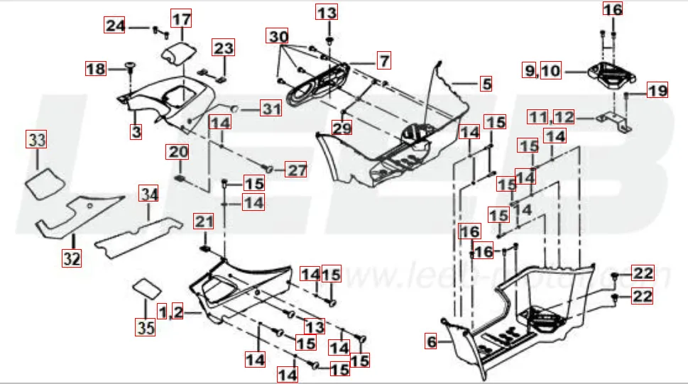 Fusstütze-Tankabdeckung Fusstütze-Tankabdeckung