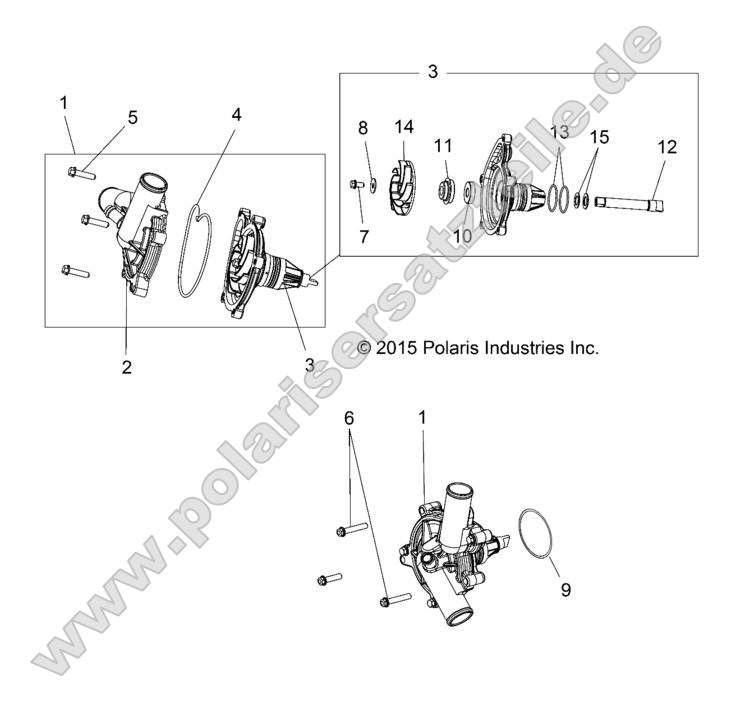 ENGINE, COOLING, WATERPUMP ENGINE, COOLING, WATERPUMP