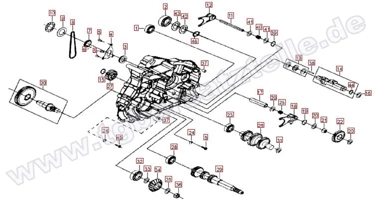 Motorgehäuse links (2) Motorgehäuse links (2)