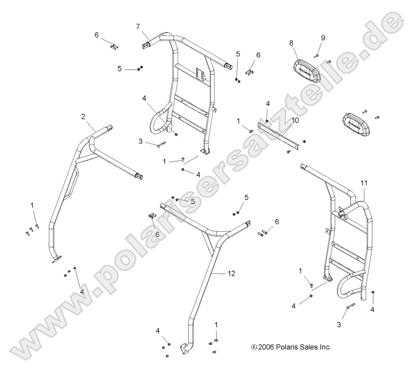Frame, Cab Frame, Cab