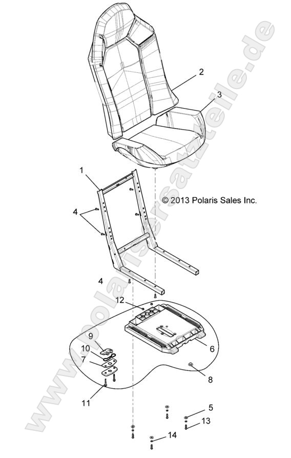 BODY, SEAT ASM BODY, SEAT ASM