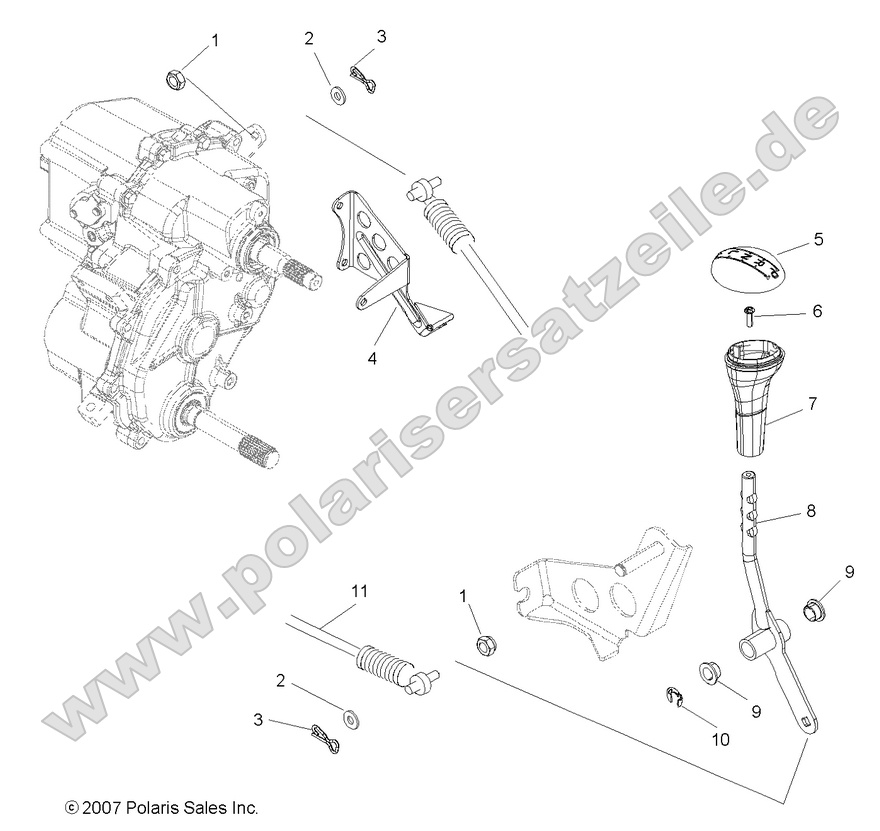 DRIVE TRAIN, GEAR SELECTOR DRIVE TRAIN, GEAR SELECTOR