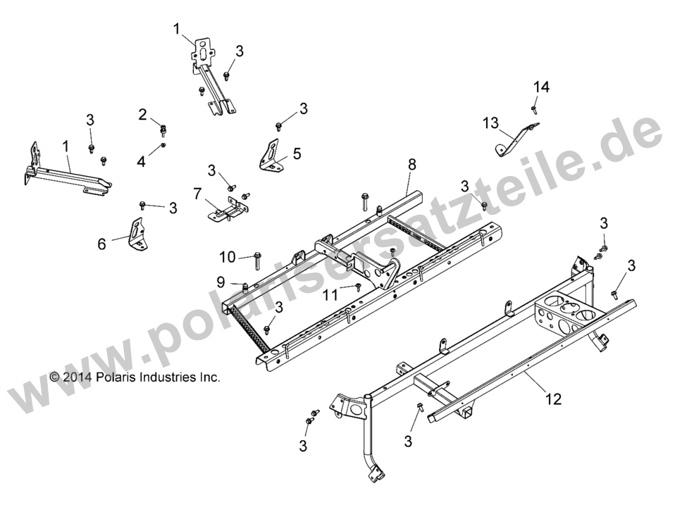 CHASSIS, MAIN FRAME MOUNTS CHASSIS, MAIN FRAME MOUNTS