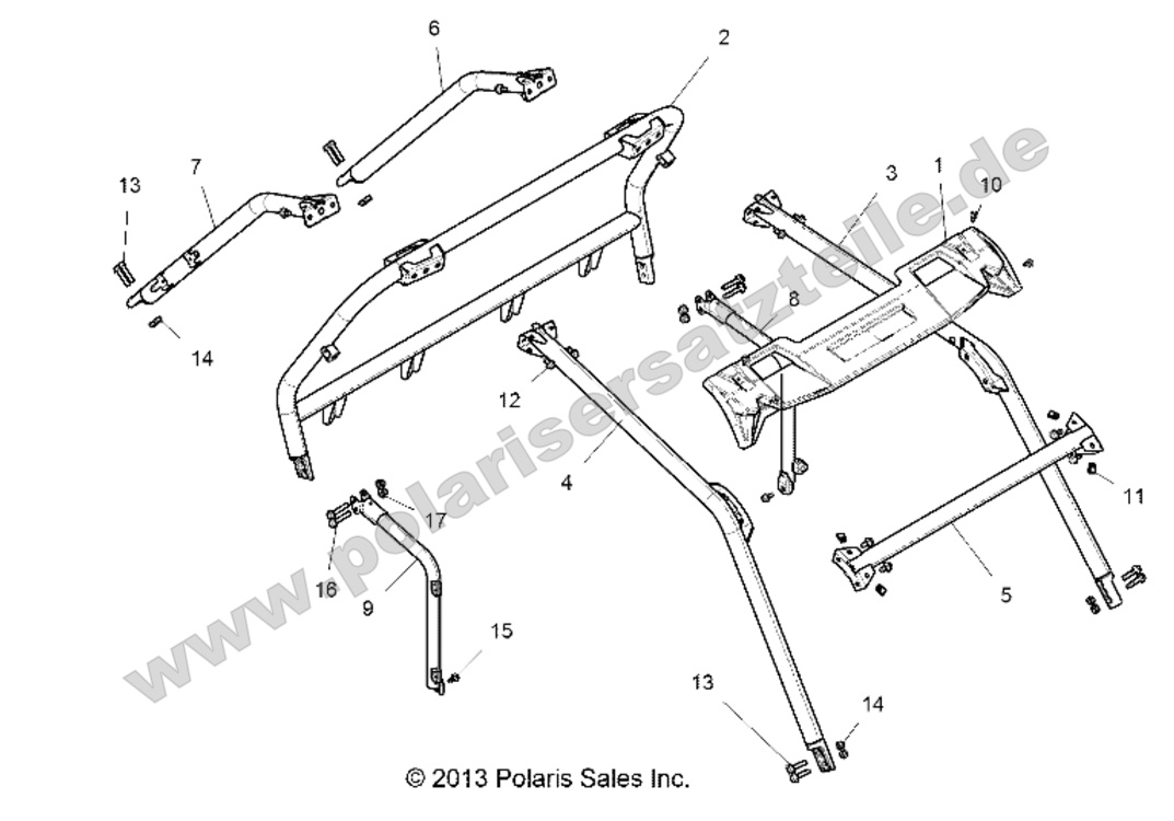 CHASSIS, CAB FRAME CHASSIS, CAB FRAME