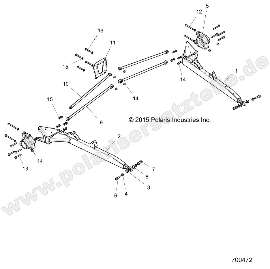 SUSPENSION, REAR CONTROL ARMS SUSPENSION, REAR CONTROL ARMS