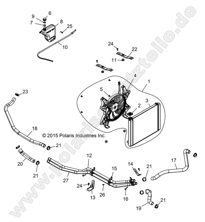 ENGINE, COOLING SYSTEM ENGINE, COOLING SYSTEM