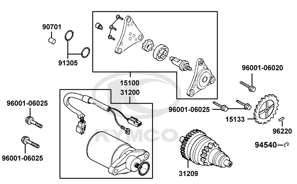 Ölpumpe, Anlasser & Anlasserfreilauf Ölpumpe, Anlasser & Anlasserfreilauf