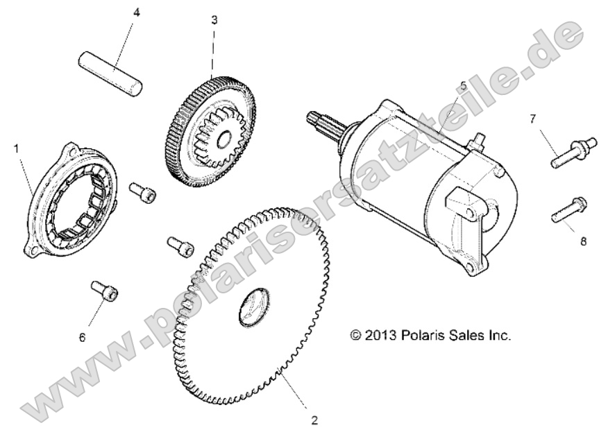 Engine, Starter Engine, Starter