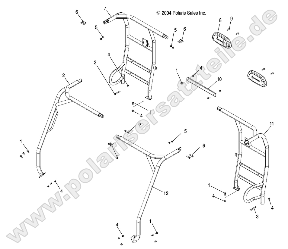 Frame, Cab Frame, Cab