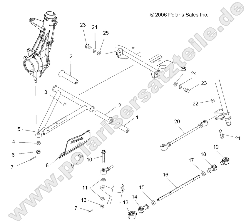 SUSPENSION, FRONT SUSPENSION, FRONT