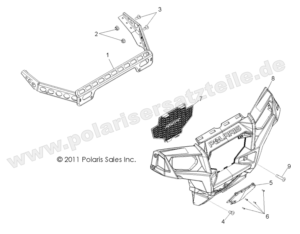 BODY, FRONT BUMPER BODY, FRONT BUMPER