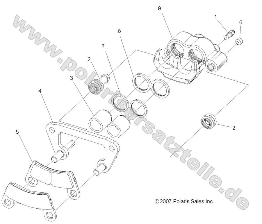 BRAKES, FRONT CALIPER BRAKES, FRONT CALIPER
