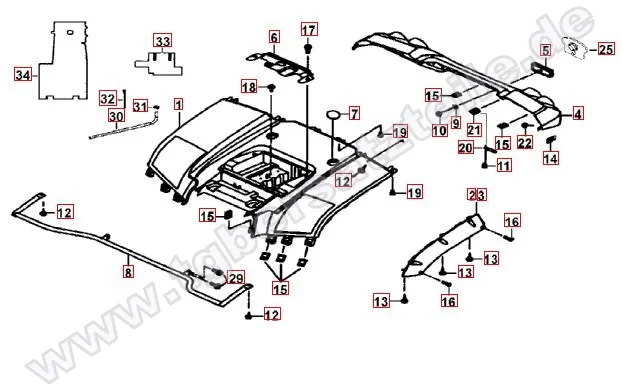 Heckverkleidung Heckverkleidung