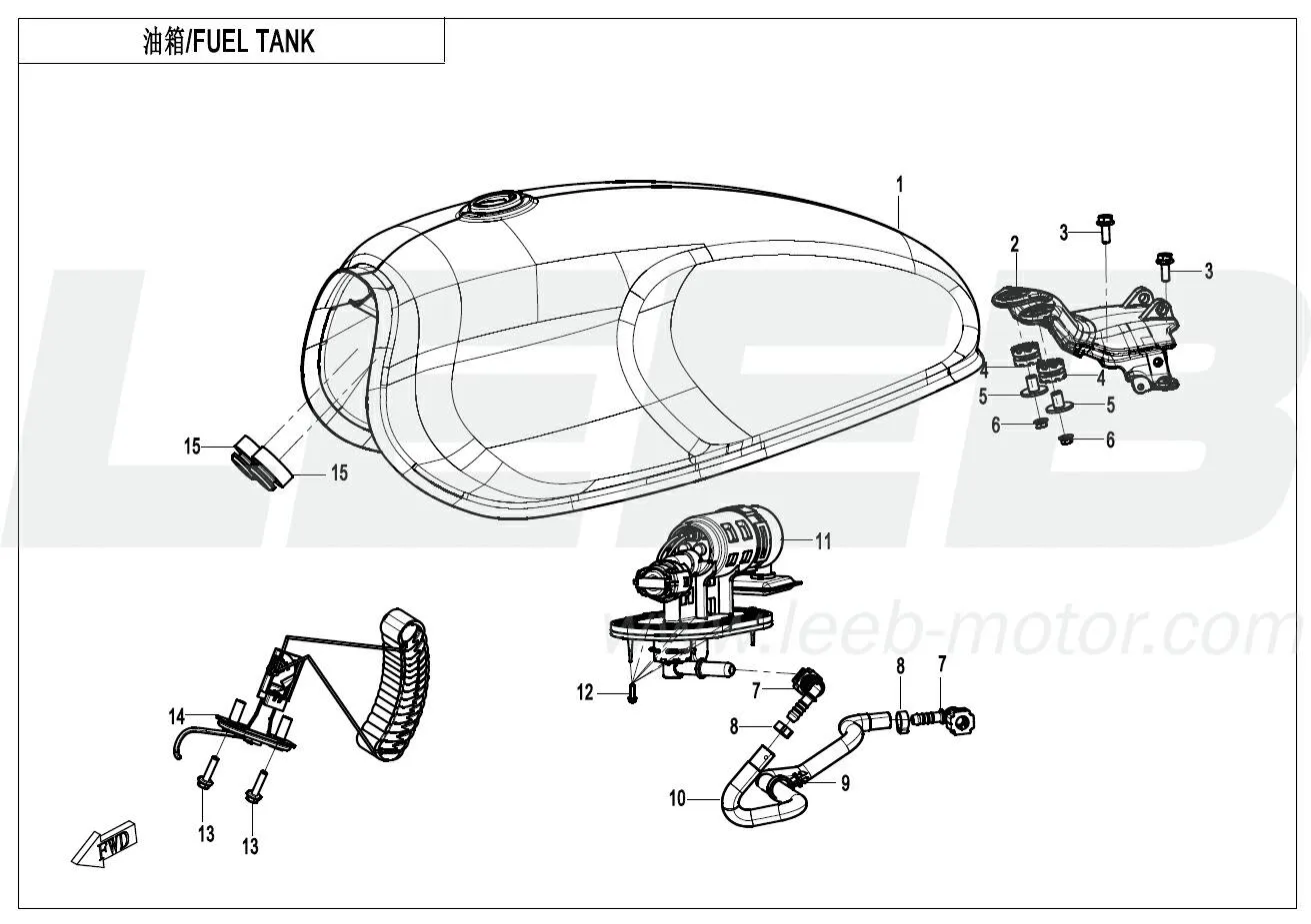 Kraftstofftank - Nebula Black Kraftstofftank - Nebula Black