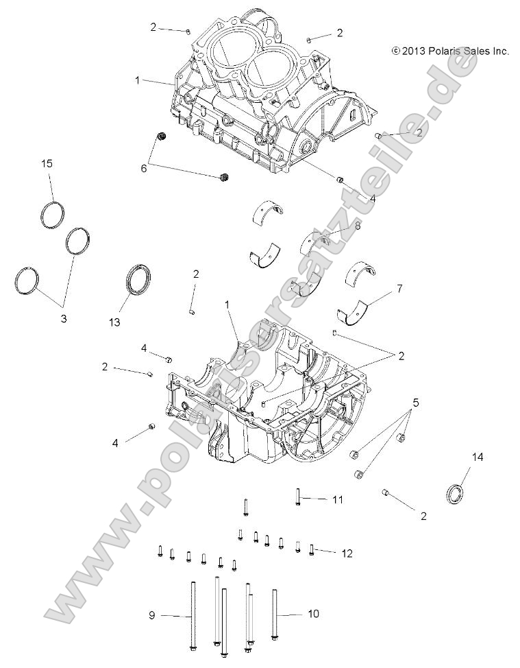 Engine, Crankcase Engine, Crankcase