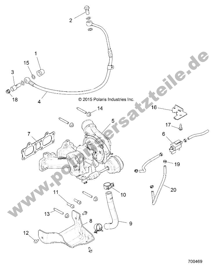 ENGINE, TURBO CHARGER MOUNTING ENGINE, TURBO CHARGER MOUNTING