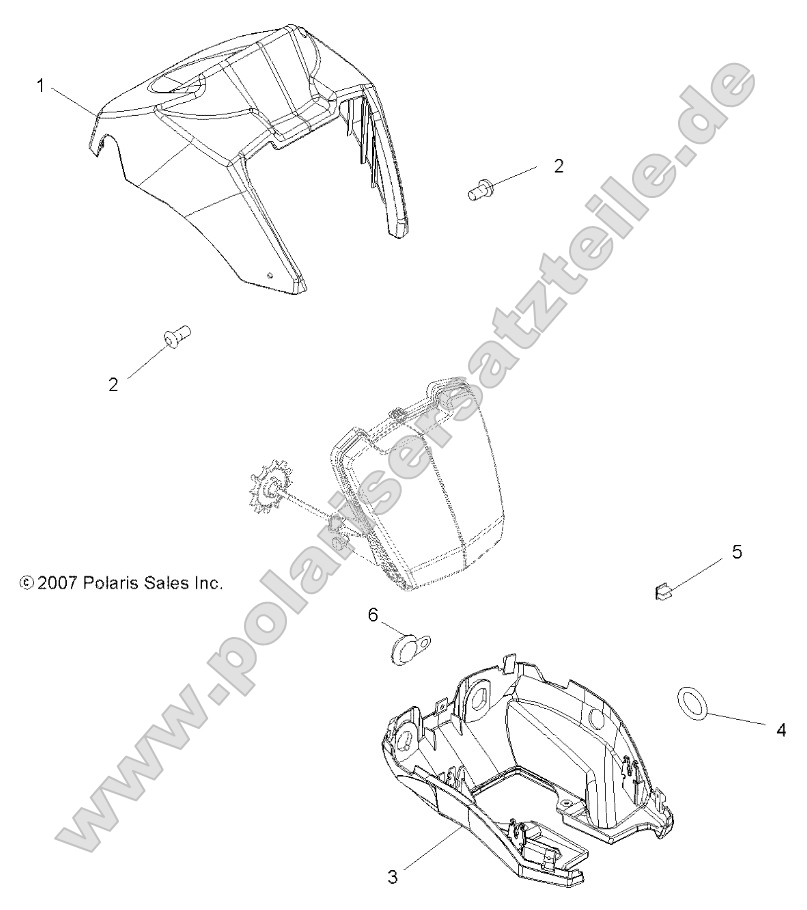 Body, Headlight Pod Body, Headlight Pod