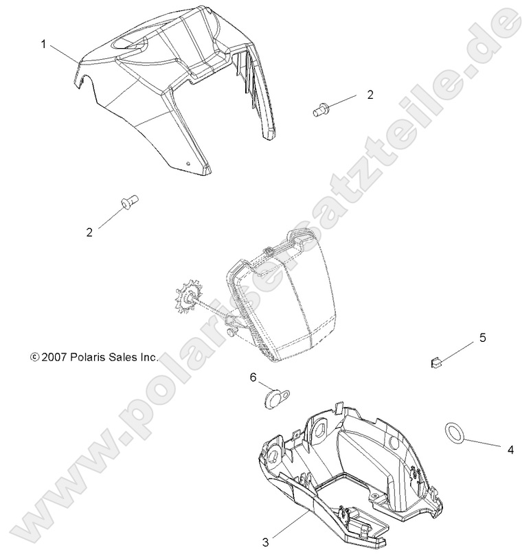 BODY, HEADLIGHT POD BODY, HEADLIGHT POD
