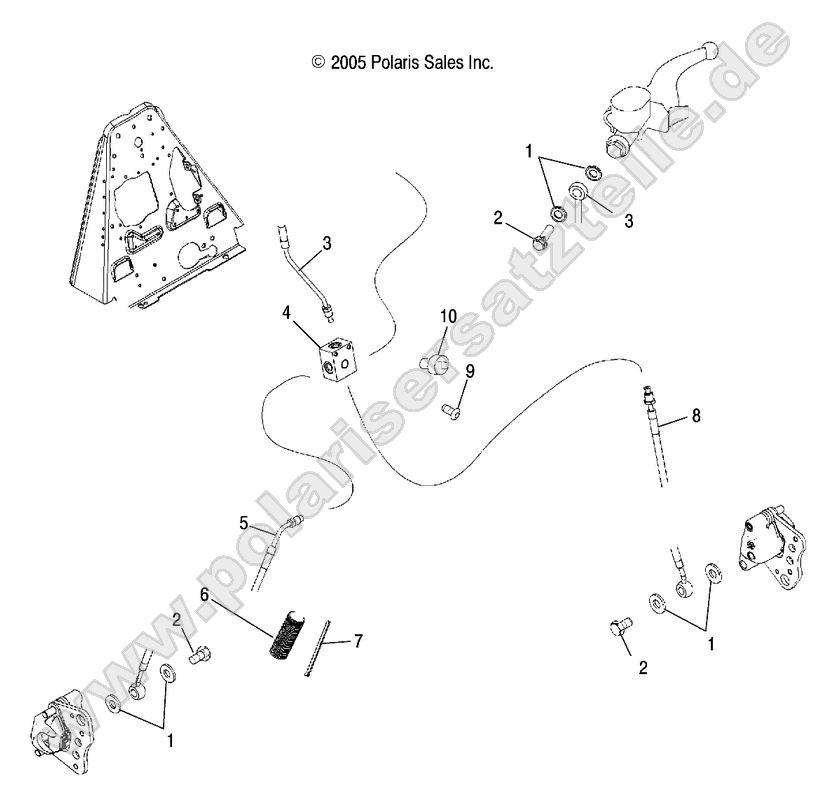 BRAKE LINES, FRONT BRAKE LINES, FRONT