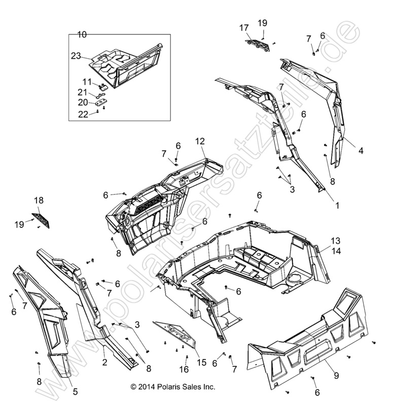 BODY, REAR RACK AND FENDERS BODY, REAR RACK AND FENDERS