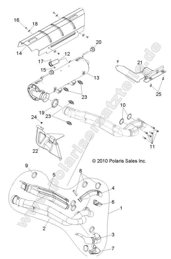 ENGINE, EXHAUST SYSTEM ENGINE, EXHAUST SYSTEM