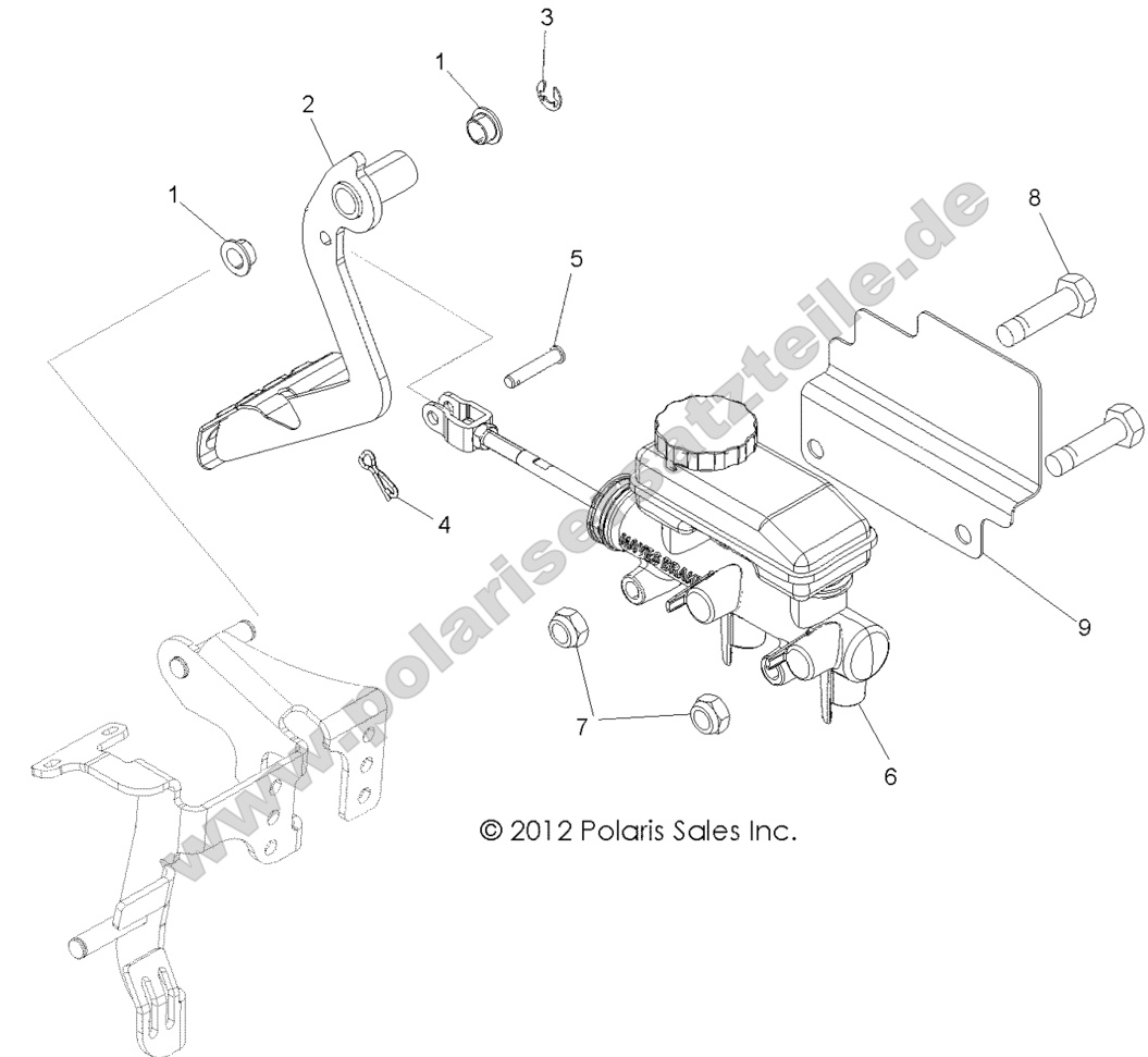 BRAKES, PEDAL and MASTER CYLINDER BRAKES, PEDAL and MASTER CYLINDER