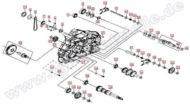 Motorgehäuse links (2) Motorgehäuse links (2)