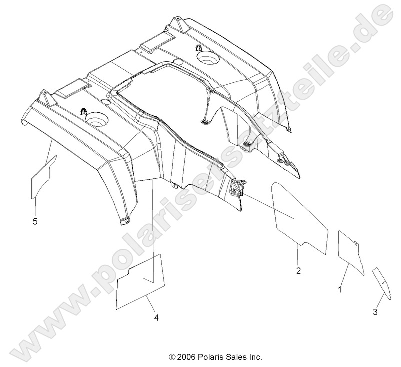 BODY, REAR CAB FOIL BODY, REAR CAB FOIL