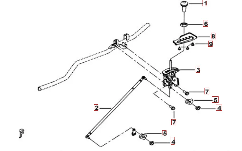 Gangschalthebel Gangschalthebel