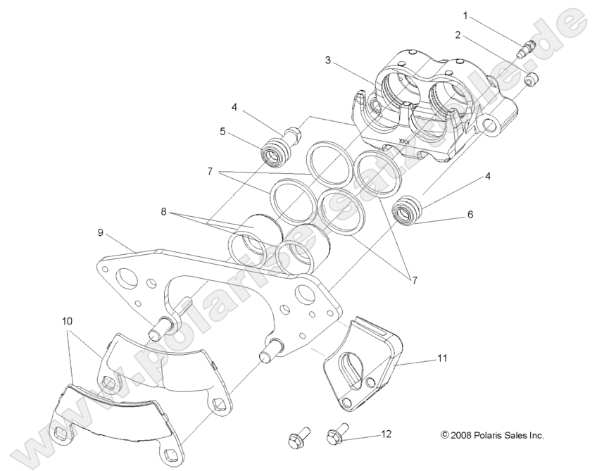 BRAKES, FRONT CALIPER BRAKES, FRONT CALIPER