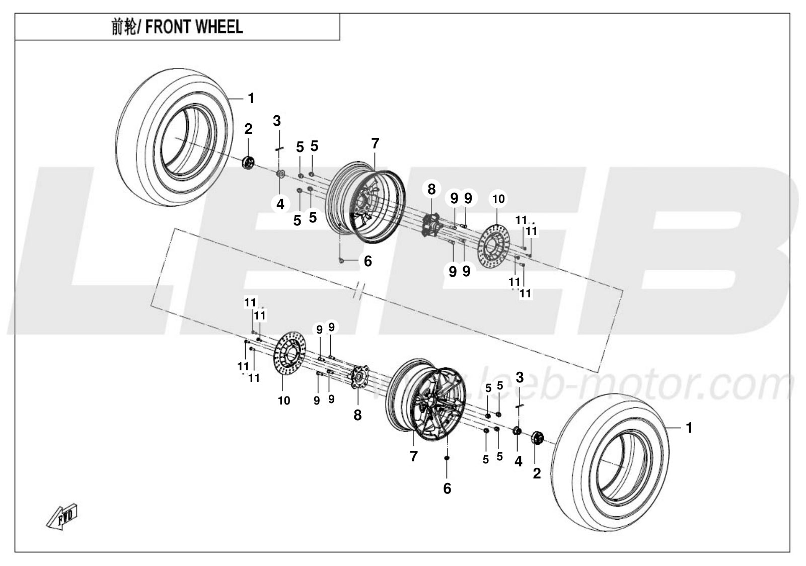 F07-A FRONT WHEEL F07-A FRONT WHEEL