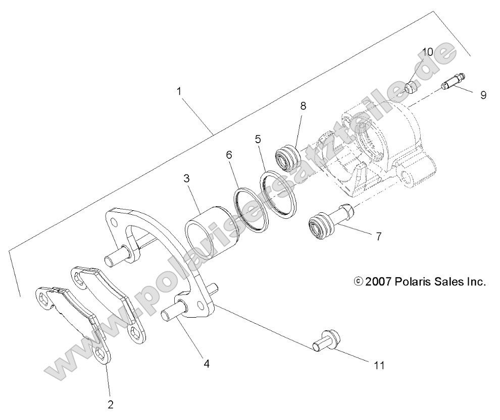 Brakes, Rear Caliper Brakes, Rear Caliper