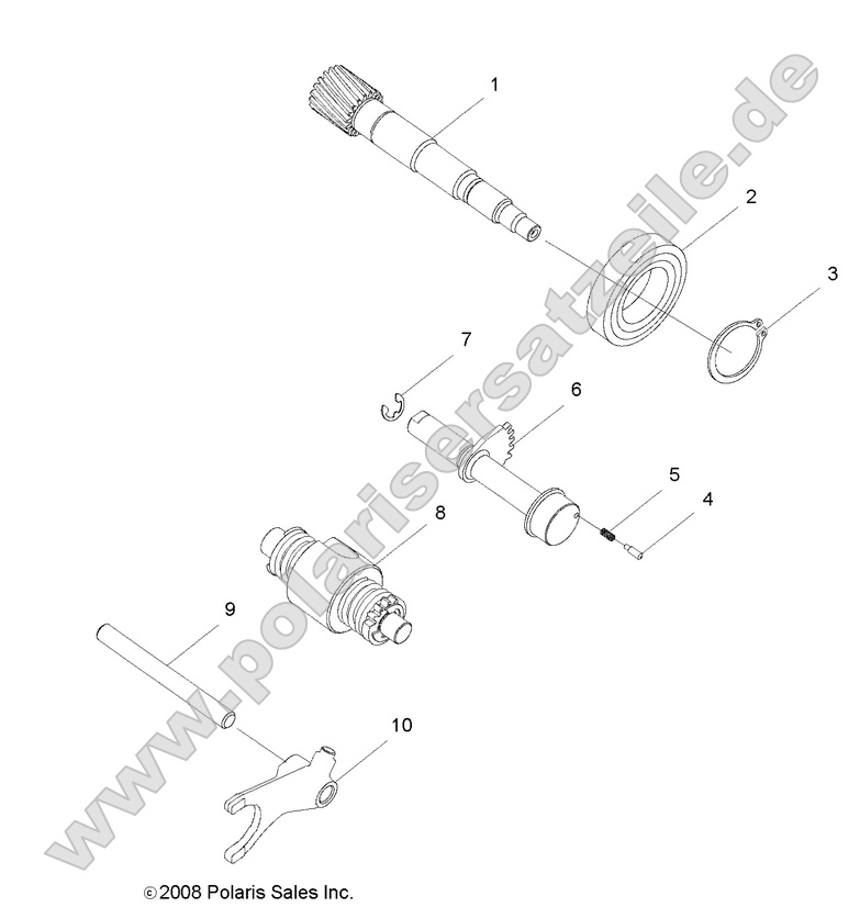 drive train, drum shift drive train, drum shift