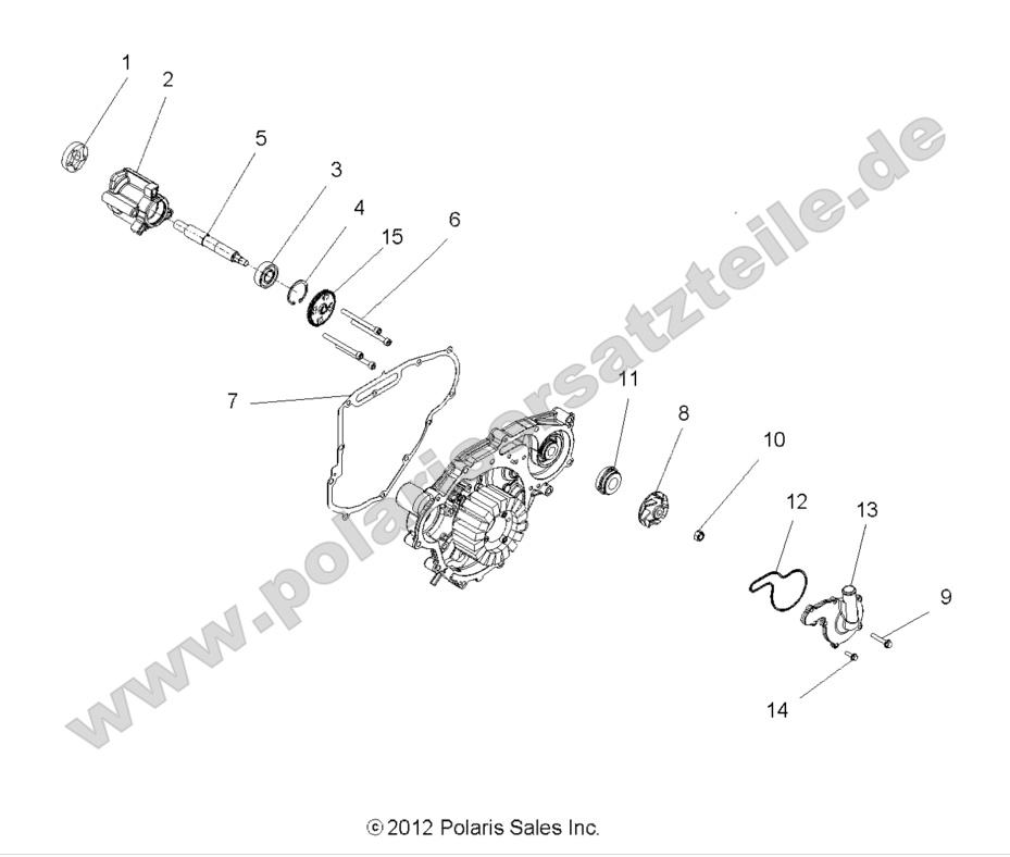 ENGINE, OIL PUMP and WATER PUMP ENGINE, OIL PUMP and WATER PUMP