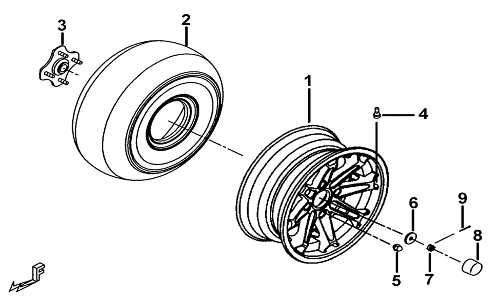 Räder hinten