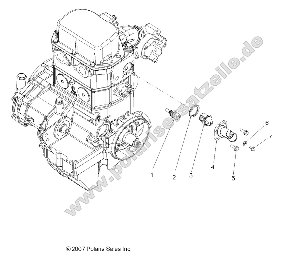 ENGINE, THERMOSTAT