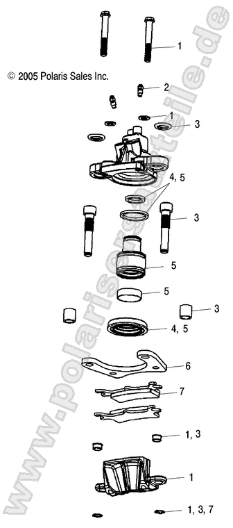 CALIPER, REAR CALIPER, REAR