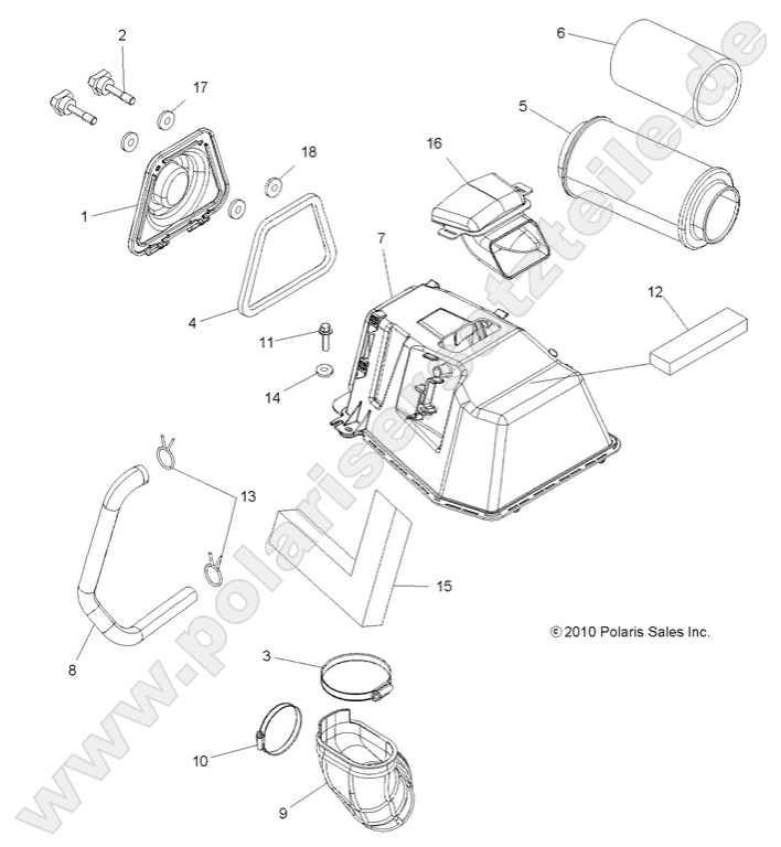 ENGINE, AIR INTAKE (Built 10/22/10 and Before)