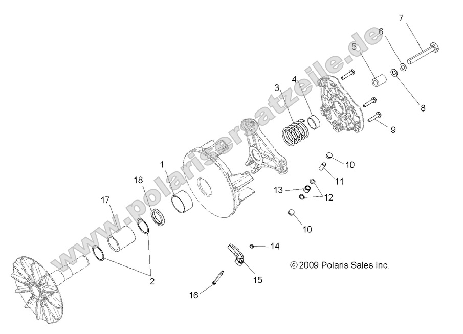 drive train primary clutch drive train primary clutch