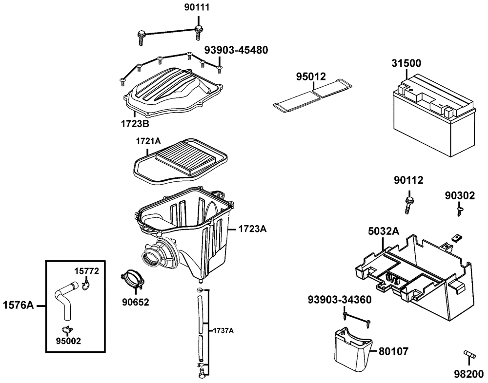 Luftfilter & Batterie