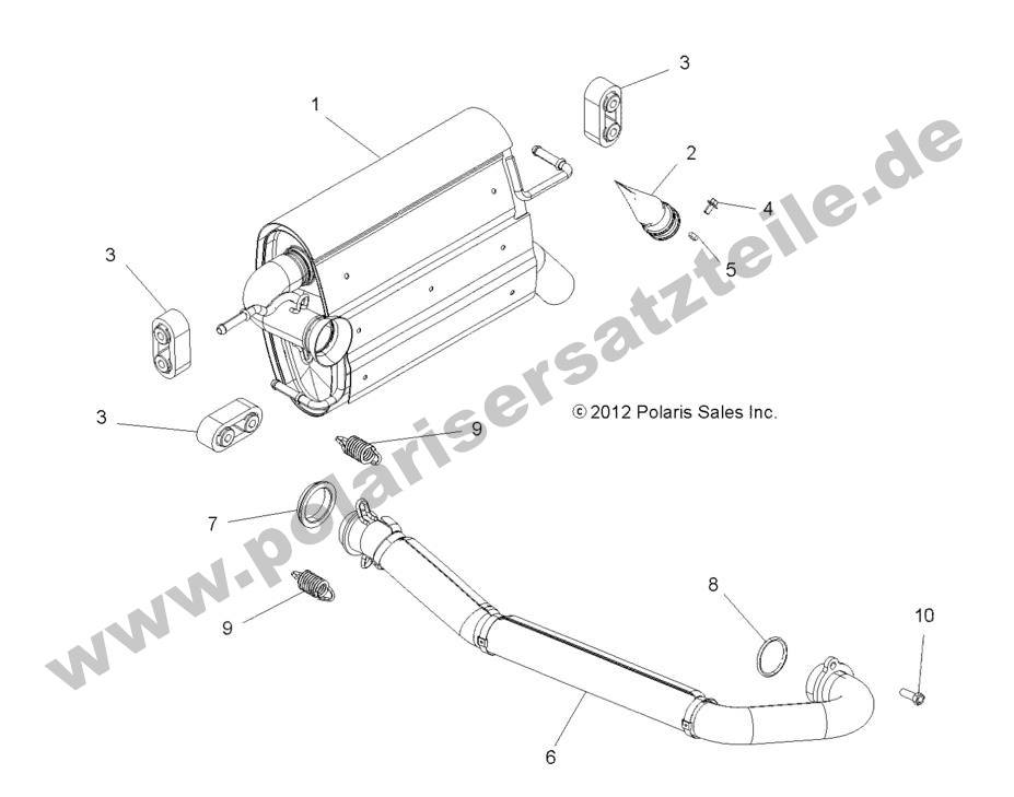ENGINE, EXHAUST SYSTEM ENGINE, EXHAUST SYSTEM