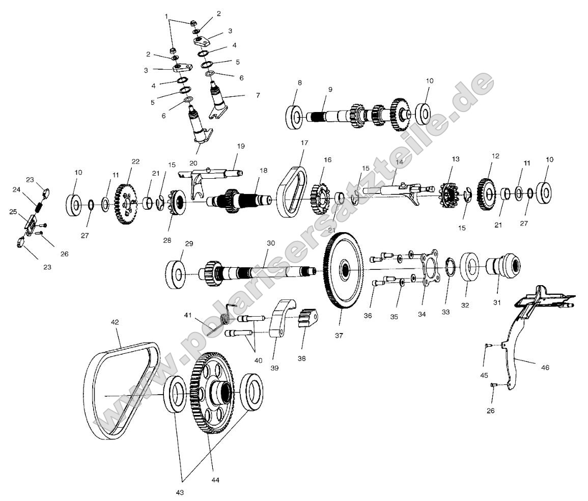 Gearcase (Internal Components) Gearcase (Internal Components)
