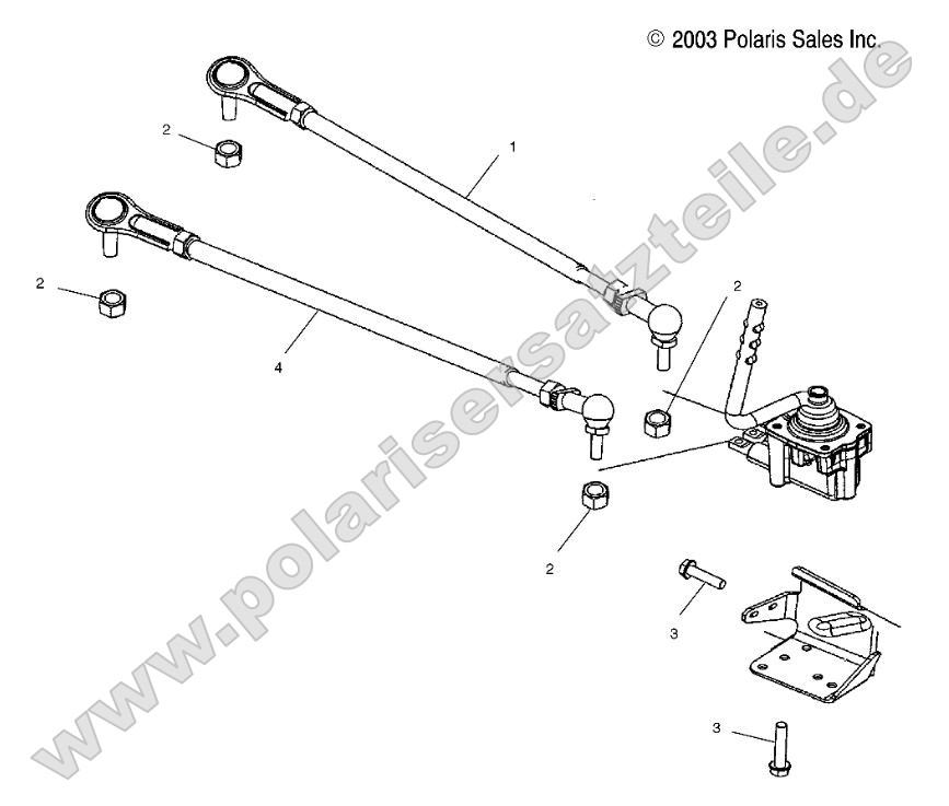 Gearcase Selector Mounting