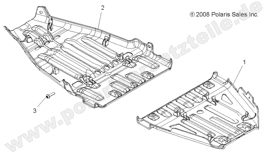 BODY, SKID PLATES
