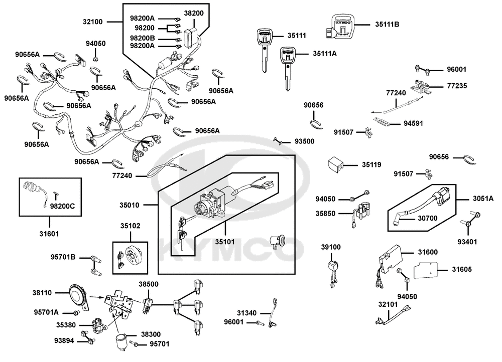 Elektrische Anlage & Schlosssatz Elektrische Anlage & Schlosssatz